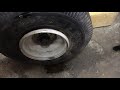 Pumping up a tubeless tire that came off the rim