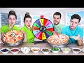 عجلة الحظ تحدد مكونات البيتزا 😱