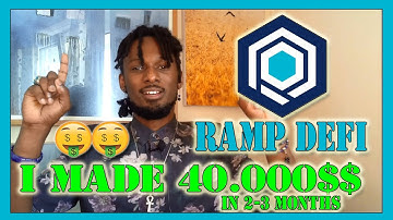 I Made 40.000$ with RAMP DEFI #RAMPDEFI #POLYGON