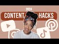 5 content hacks all creators need to use