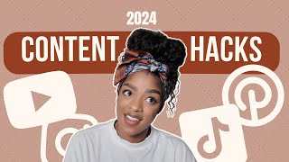 5 content hacks all creators need to use!