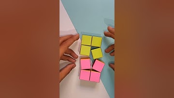 How to Make a Paper Infinity Cube? infinity cube fidget toy (viral TikTok Fidget toys)