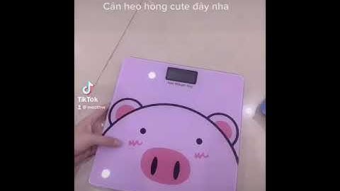 REVIEW CÂN ĐIỆN TỬ HÌNH HEO HỒNG TẢI TRỌNG 180Kg