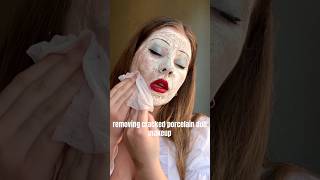 Removing Cracked Porcelain Doll Makeup