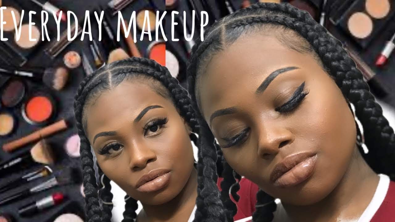 Everyday Makeup Tutorial |Black Women| - YouTube