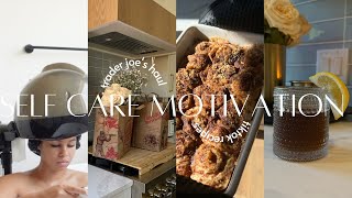 Self Care Motivation | slow morning reset routine + hygiene + cleaning + cooking | MCKENNAWALKER