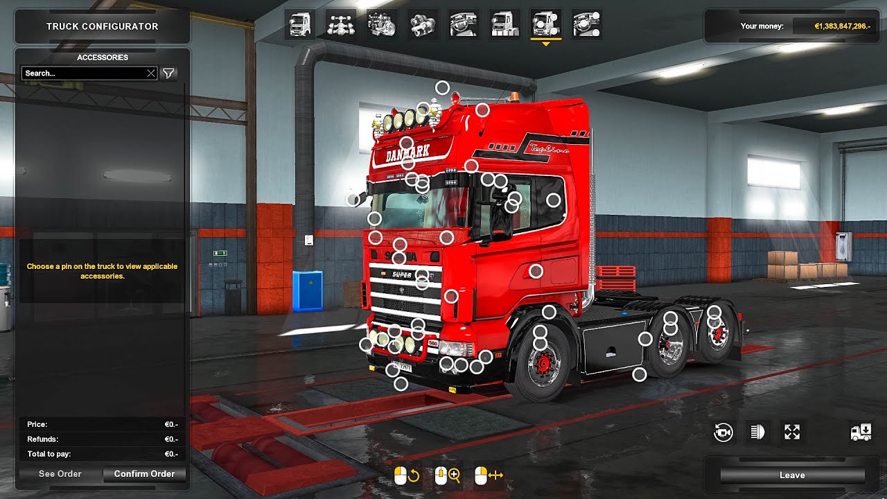 ETS 2-1.34 Scania 4 addon RJL V2.2.3 DANMARK - YouTube