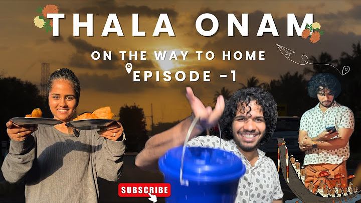 Thala Onam on Kerala Episode-1 On the way to home  | onam series @kenziyavlogs