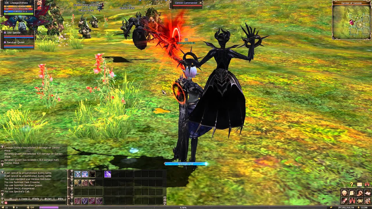 Lineage 2 New Summons Summon Banshee Queen / Dark Crusader test www