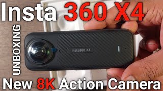 8K Insta 360 X4 Camera UNBOXING | Advanced  Action Camera with AI chip