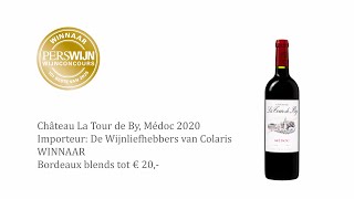 WINNAAR - BORDEAUX BLENDS TOT € 20 - CHÂTEAU LA TOUR DE BY 2020