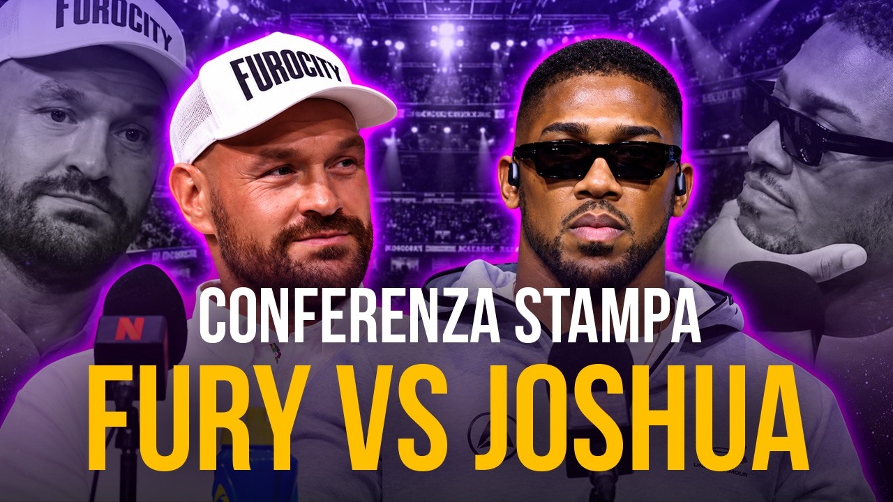 TYSON FURY vs ANTHONY JOSHUA: la CONFERENZA STAMPA