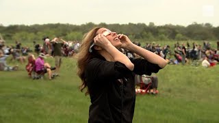 The Best of Stephanie Abrams Live Coverage of the Total Solar Eclipse from Fredricksburg, Texas
