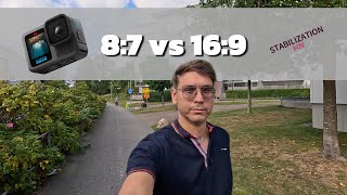 GoPro 13: 8:7 vs 16:9 - HDR - Differences in FOV and Stabilization