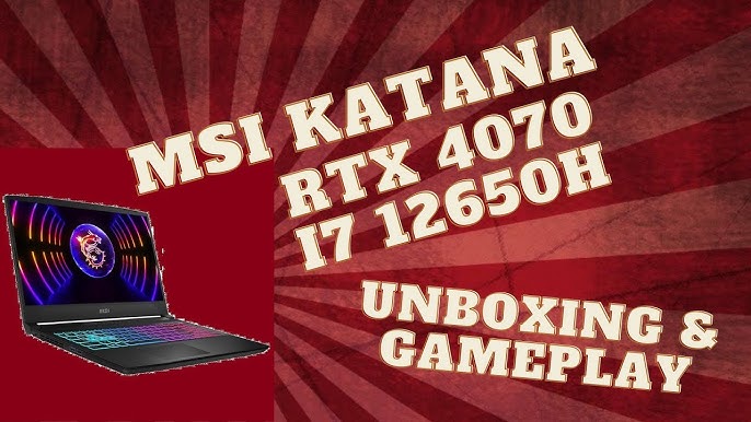 PC Portable Gamer MSI Katana 15