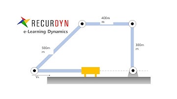 [RecurDyn e-Learning] Dynamics - Dynamics of Rigid Bodies 6