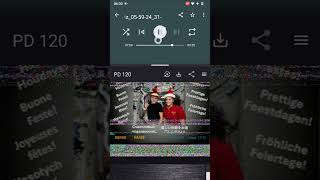 ISS SSTV image transmission recording decoded on Android phone