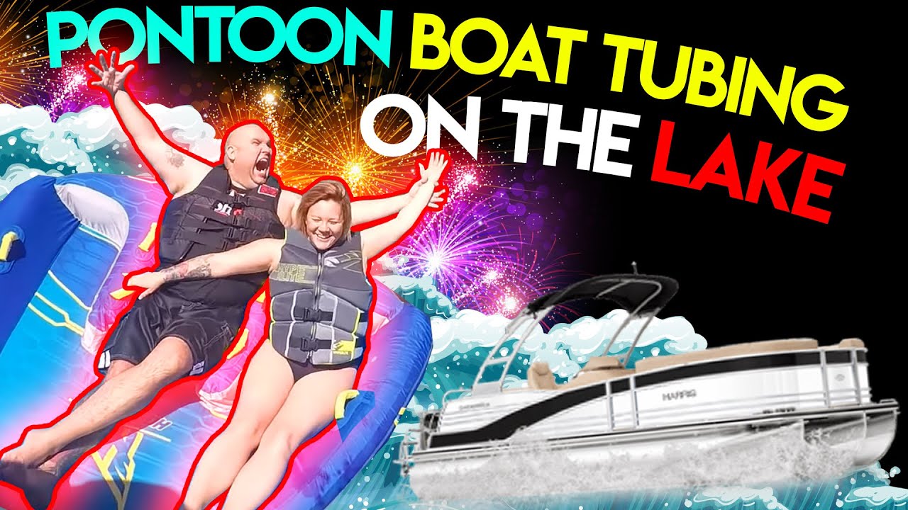 GoPro Pontoon Boat Tubing on the Lake YouTube