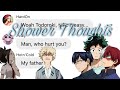 bnha/mha - texts | Shower Thoughts