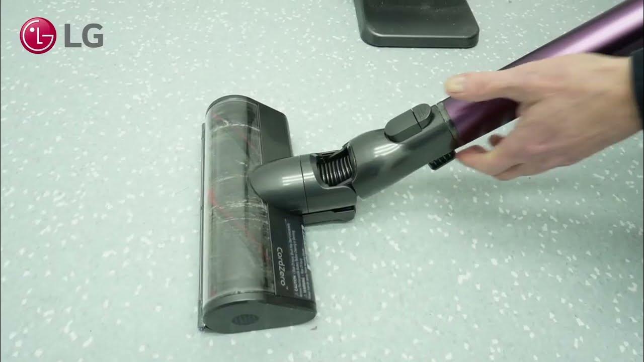 [LG Vacuum cleaner] How to assemble & disassemble the A9 Power Drive carpet nozzle YouTube