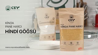 Kinoa Pane Harcı ile Çıtır Hindi Göğsü | Glutensiz