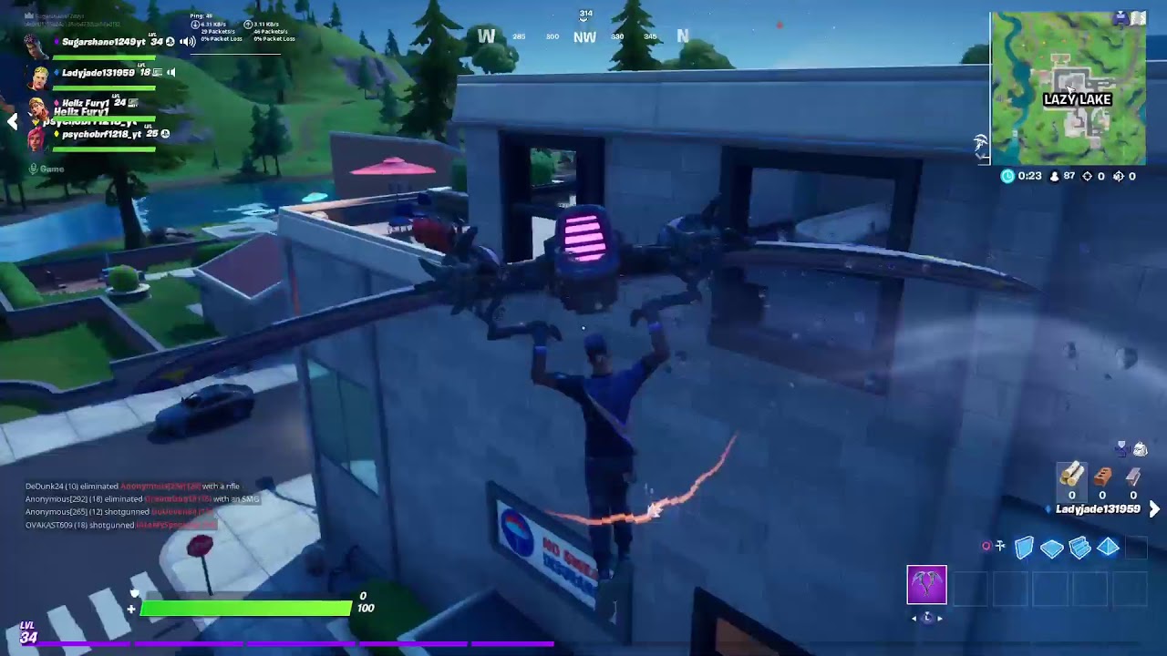 New season in fortnite And getting Ws - YouTube