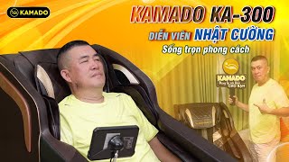 Danh hài Nhật Cường thư giãn mỗi ngày với ghế massage 𝗞𝗮𝗺𝗮𝗱𝗼 𝗞𝗔-𝟯𝟬𝟬