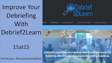 debrief2learn | 15at15