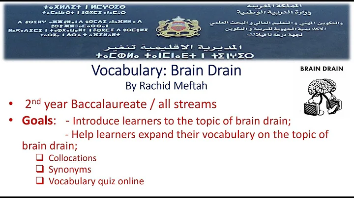 Vocabulary: Brain drain