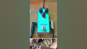 Analog Delay Effect Mini Pedal #GuitarGear #Guitar #GuitarPedals