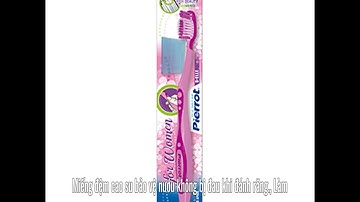 Review Bàn chải đánh răng mềm mịn dành cho nữ Pierrot  Giá Bao Nhiêu Tiền? Mua Ở Đâu? Có tốt không?