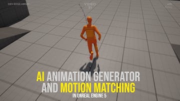 Motion Matching & AI Animation Generator in Unreal Engine! (Motorica AI)