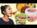 ENG) 짜장불닭볶음면 Spicy fried noodles 돼지 껍데기 Pig skin (shell) 먹방 mukbang 조안나 ZOANA