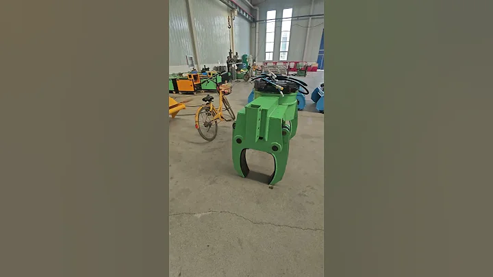 360-degree rotating pole clamp for excavators, pole clamps for power construction.