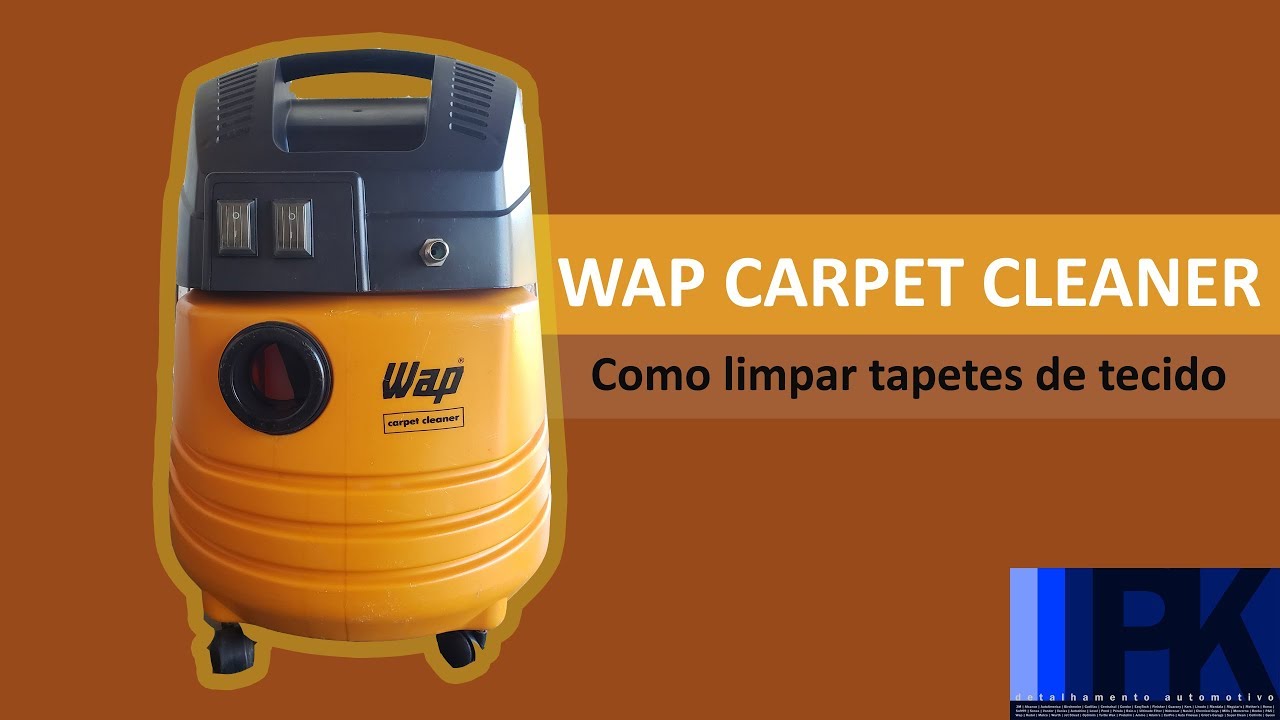 WAP CARPET CLEANER Como limpar tapetes de tecido com Extratora YouTube