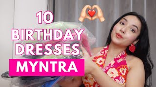 HUGE birthday dress try on haul Myntra | Under Rs 400 | Isha Vinod Jain