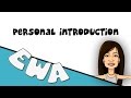 Alyaa Gad - EWA - Personal Introduction