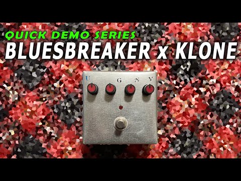 Thick and Sweet tone for days! Bluesbreaker + Klone custom pedal, Quick Demo!