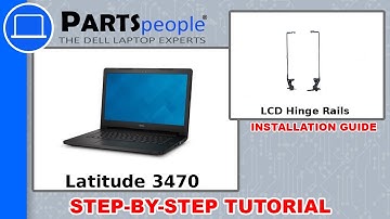Dell Latitude 3470 (P63G001) LCD Hinge Rails How-To Video Tutorial