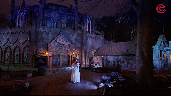 Efteling Dronevlucht in de nacht - Danse Macabre