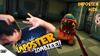 AKU GAK INGIN JADI ZOMBIE SEPERTI MEREKA!!! Imposter Hide [SUB INDO] ~Among Us Real 3D!!