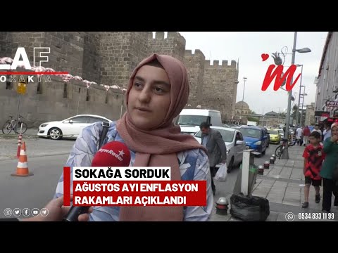 AĞUSTOS AYI ENFLASYON RAKAMLARI AÇIKLANDI