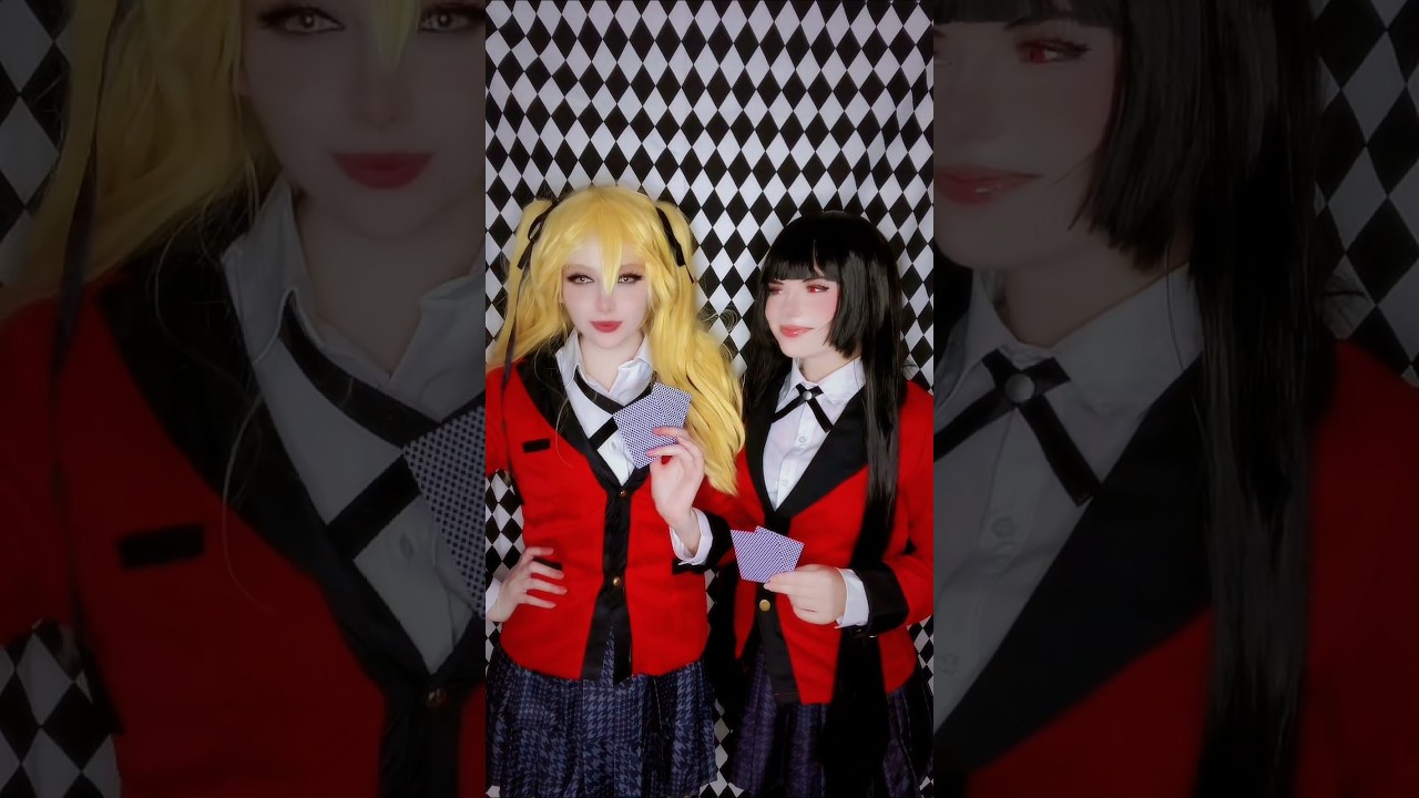 Don't laugh, he's sensitive | Mary Saotome & Yumeko Jabami@nikkihatsunecosplay#cosplay | Kakegurui#
