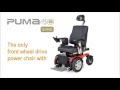 Quickie puma 40 s line powered wheelchair  stands out indoors  out
