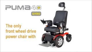 QUICKIE Puma 40 S line Powered Wheelchair - Stands out, indoors & out! -  YouTube