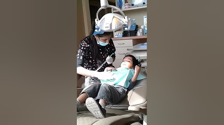 Asher's first dental check up