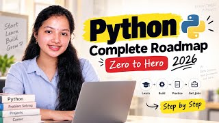 🚀 Python Full Course Roadmap (Zero to Hero) + Free Study Material | Complete Guide (2026) 🐍