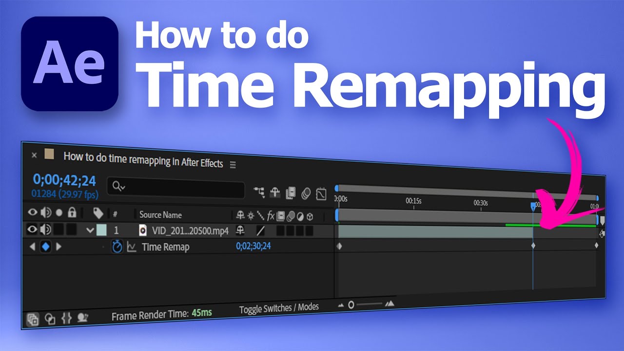 How to do time remapping in After Effects - YouTube