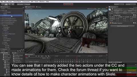 [Skele: Character Animation Tools] Tutorial of making cutscene, part 1