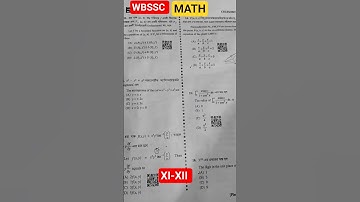 #WBSSC #SLST #XI_XII Math Question Paper #slst_preparation #math #slstquestionpaper #viralshorts